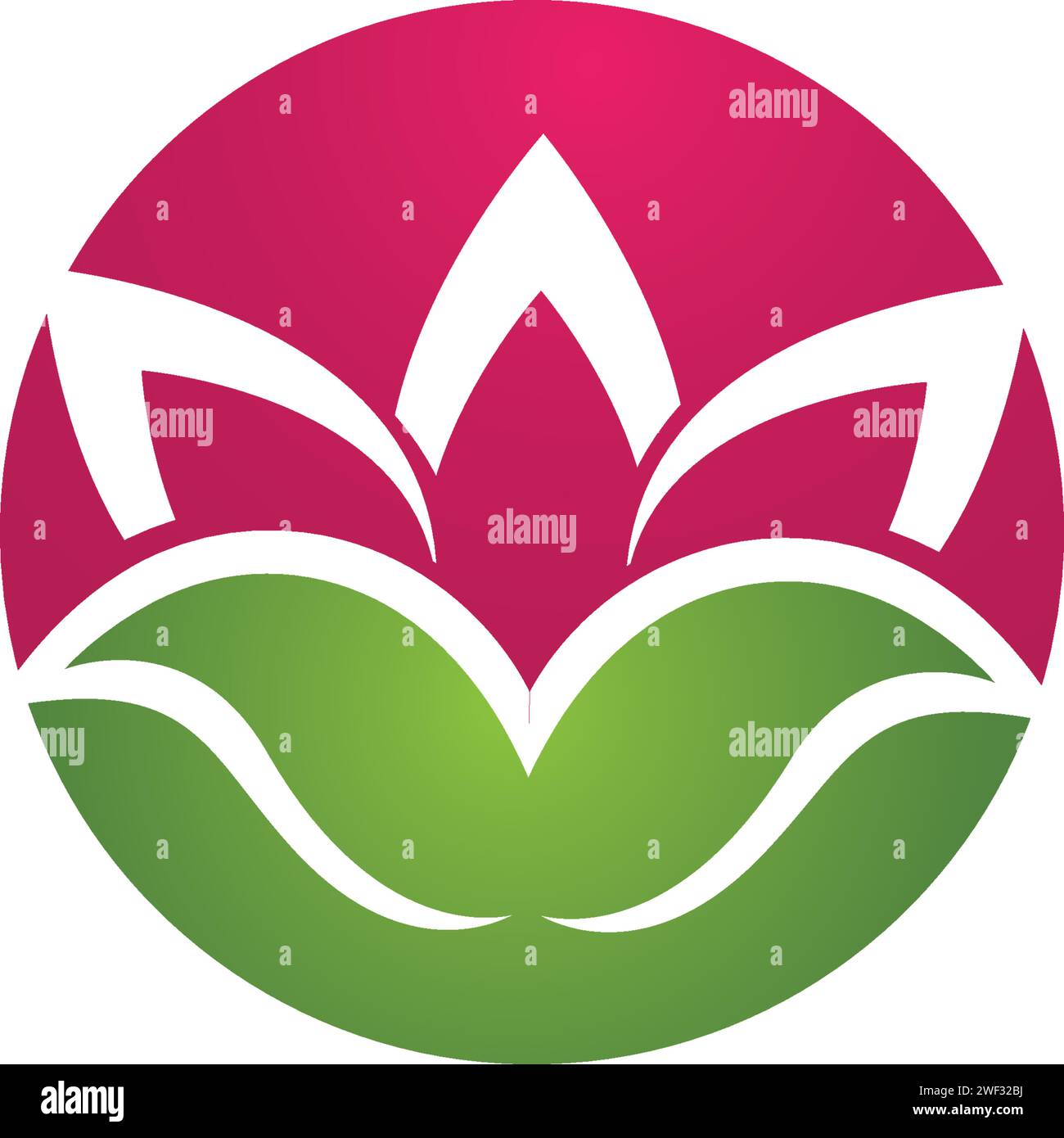 Vettore di bellezza fiori design logo icona del modello Illustrazione Vettoriale