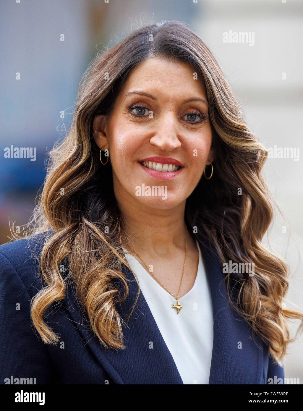 Londra, Regno Unito. 28 gennaio 2024. Rosena Allin-Khan, alla BBC per domenica con Laura Kuenssberg. Credito: Karl Black/Alamy Live News Foto Stock