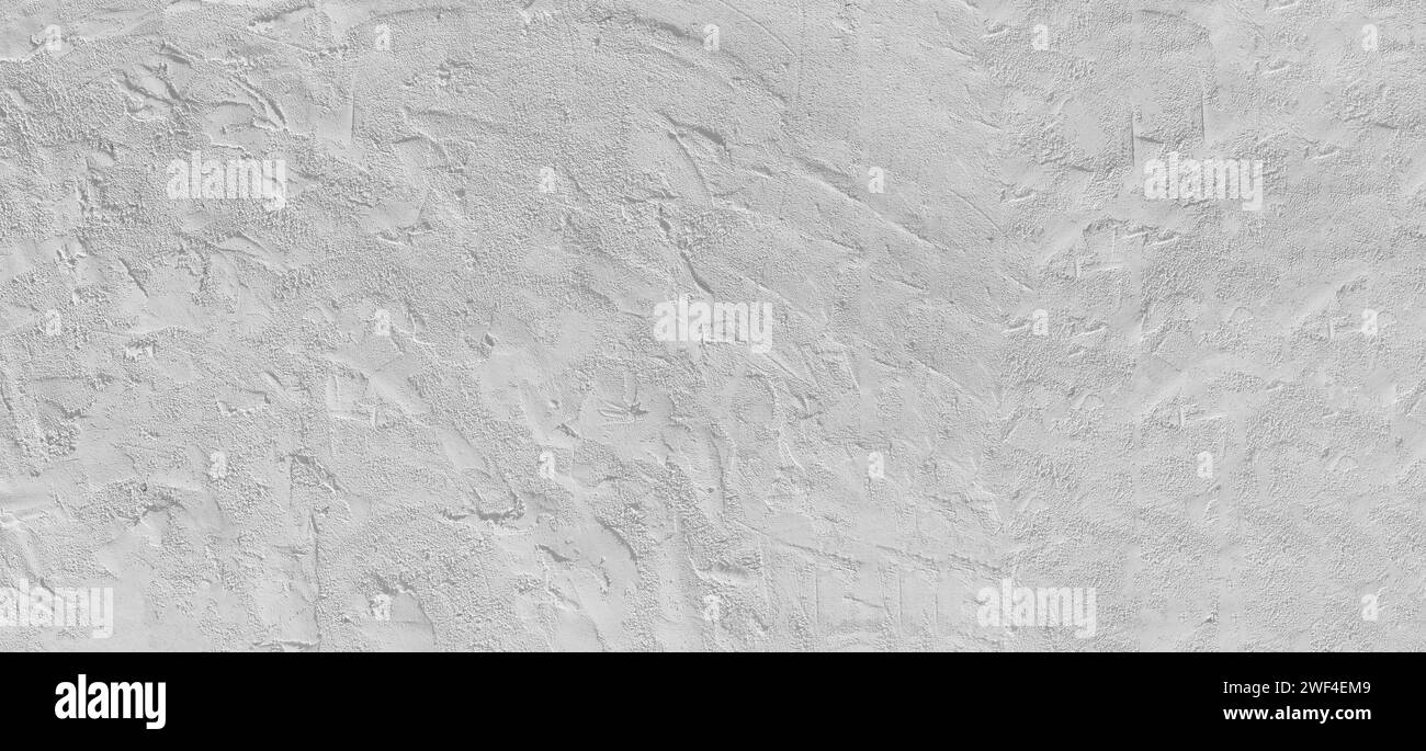 Ampia superficie di sfondo liscio per pareti in cemento bianco per un design in uno sfondo del concetto di lavoro. Foto Stock