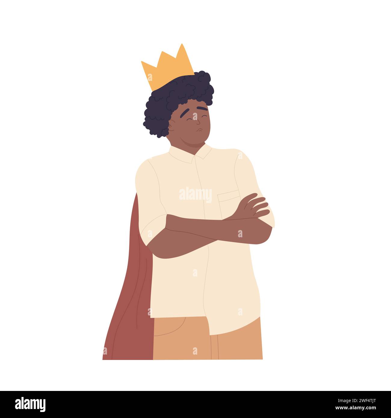 Disturbo dissociativo della personalità. Problema psichiatrico, malattia mentale cartone animato illustrazione vettoriale Illustrazione Vettoriale