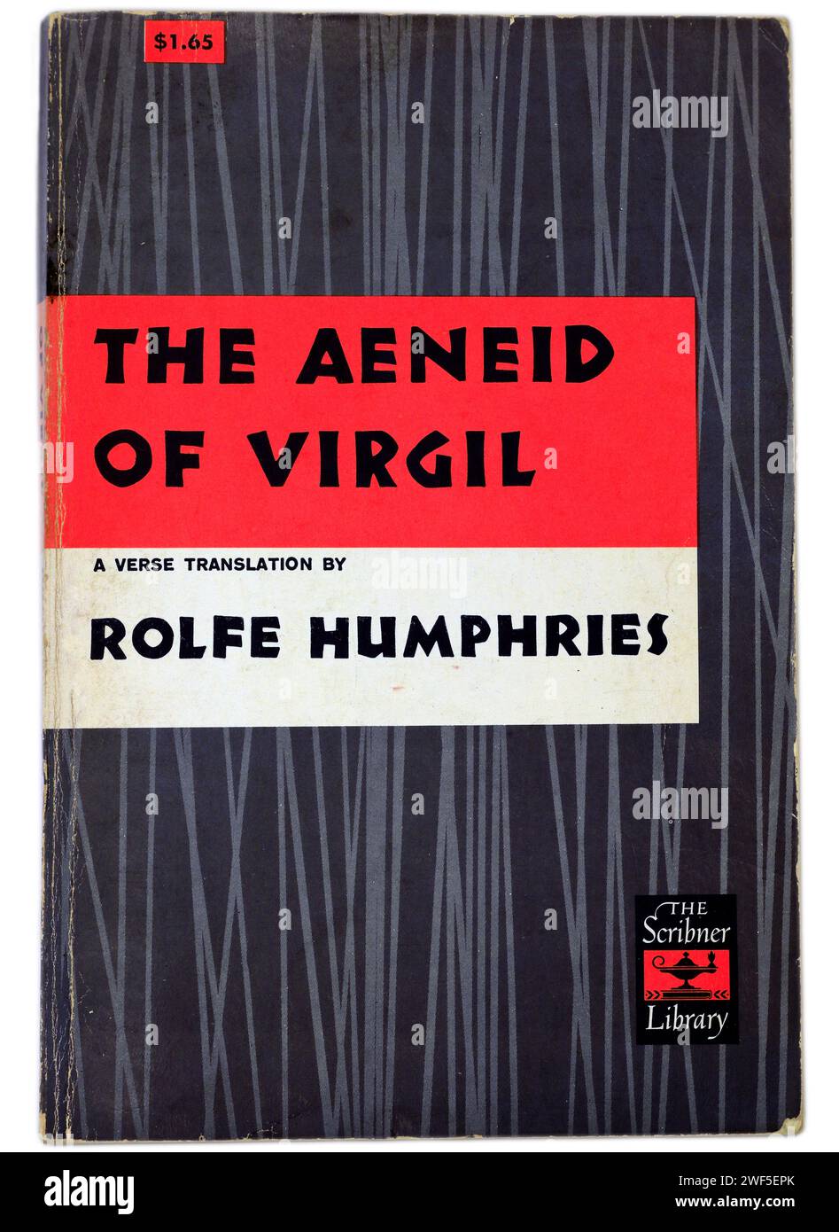 L'Eneide di Virgilio. Traduzione di Rolfe Humphries. Copertina del libro su sfondo chiaro/bianco. Foto Stock