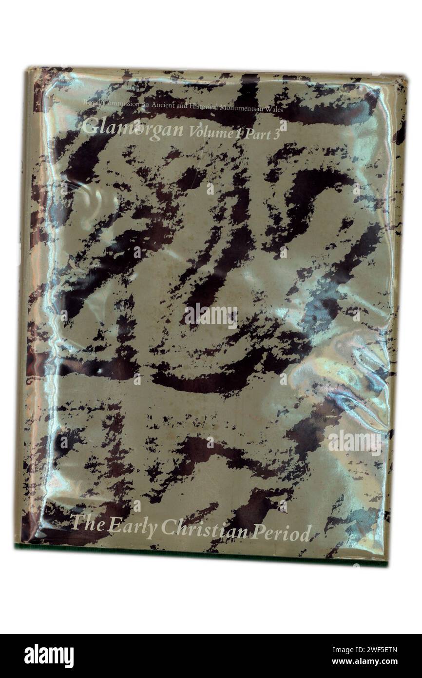 Il primo periodo cristiano - Glamorgan. Volume 1 parte 3. Copertina del libro su sfondo chiaro/bianco Foto Stock