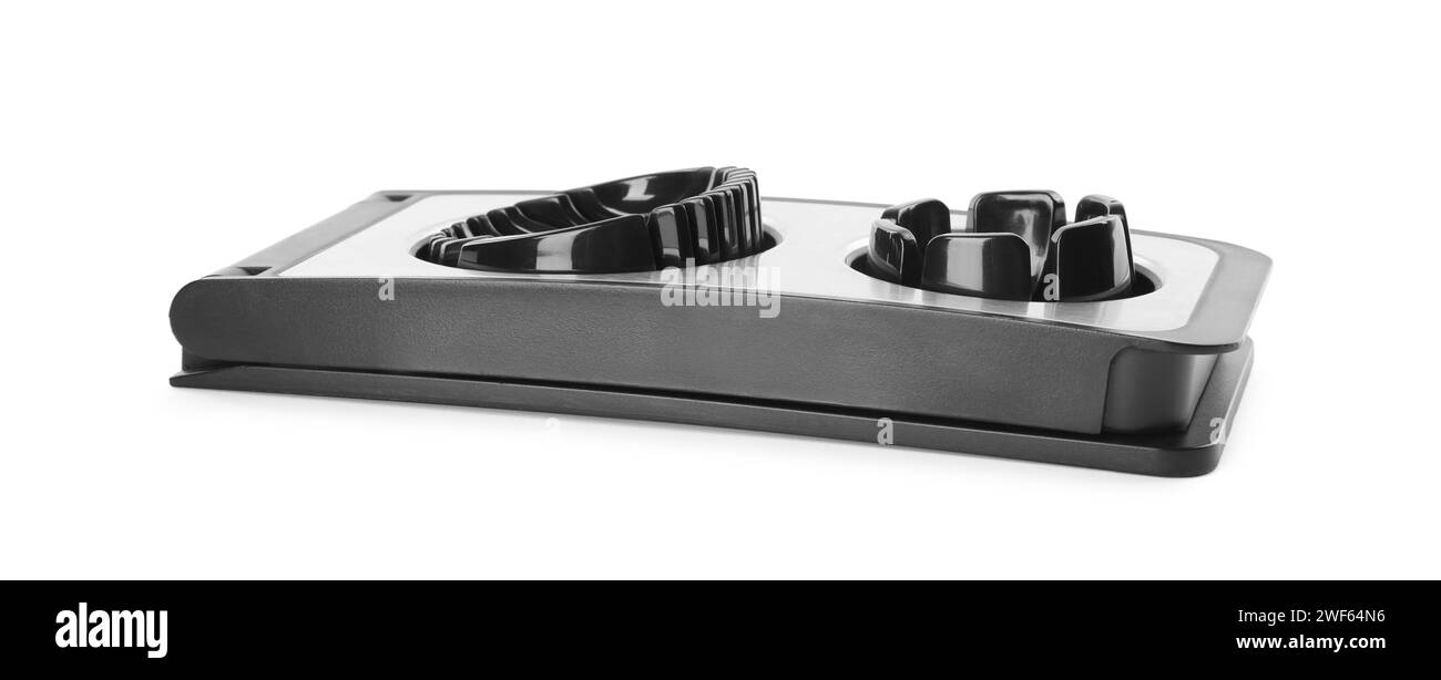 Moderna taglierina per verdure isolata su bianco. Utensili da cucina Foto Stock