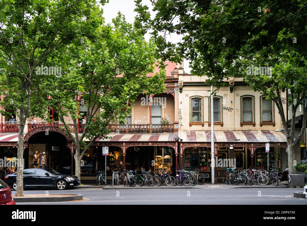 Lygon Street, Melbourne, Victoria, Australia Foto Stock