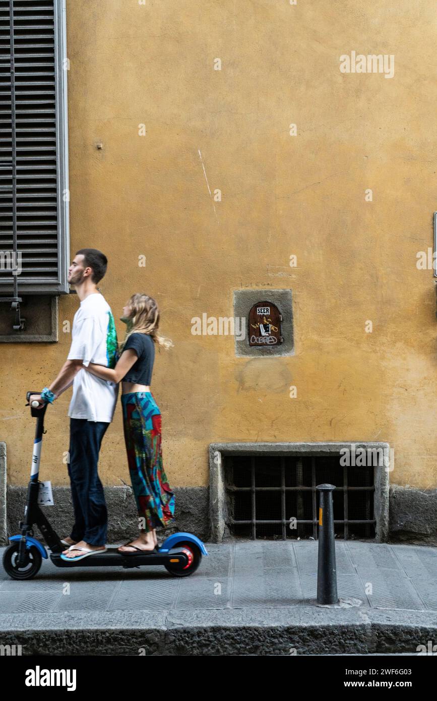 Buchette del vino, Wine Windows di Firenze, Toscana, Italia Foto Stock