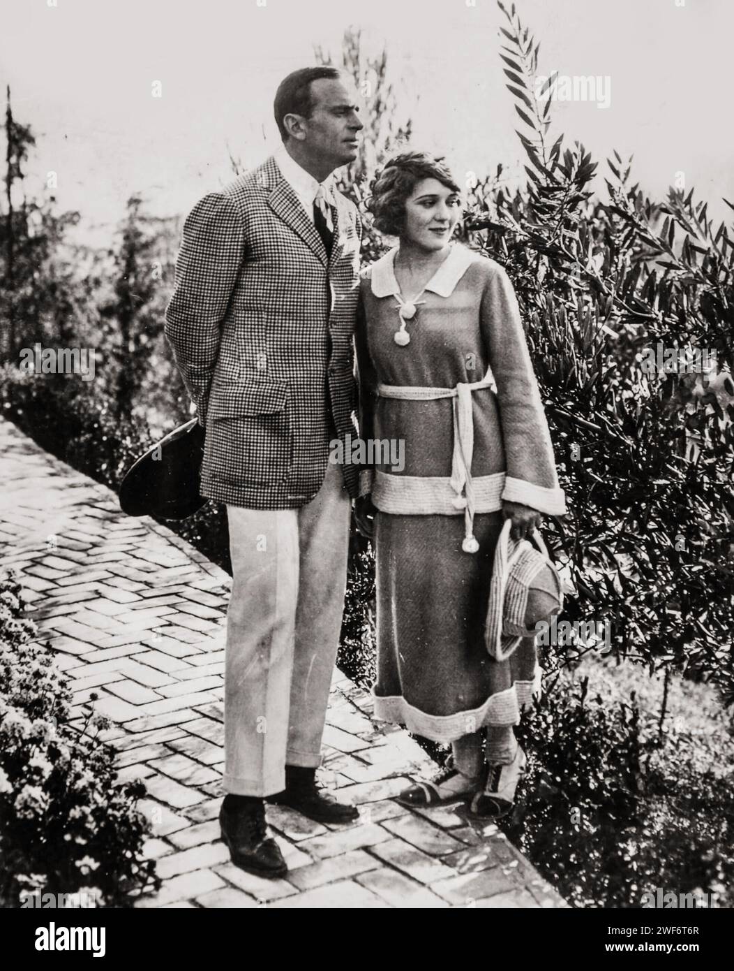 Douglas Fairbanks e Mary Pickford (anni '1920) Foto Stock