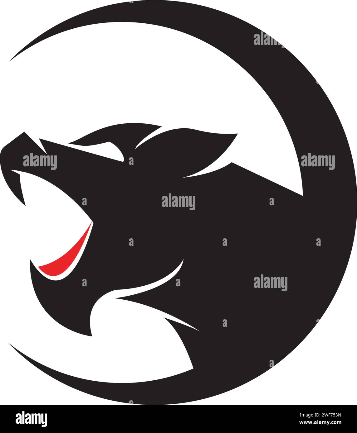 Puma Logo design illustrazione vettoriale del modello di progettazione Illustrazione Vettoriale
