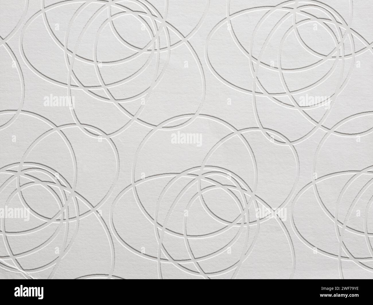 Sfondo o sfondo bianco astratto con linee curve ondulate decorative. Sfondo con spazio di copia per la progettazione. Foto Stock
