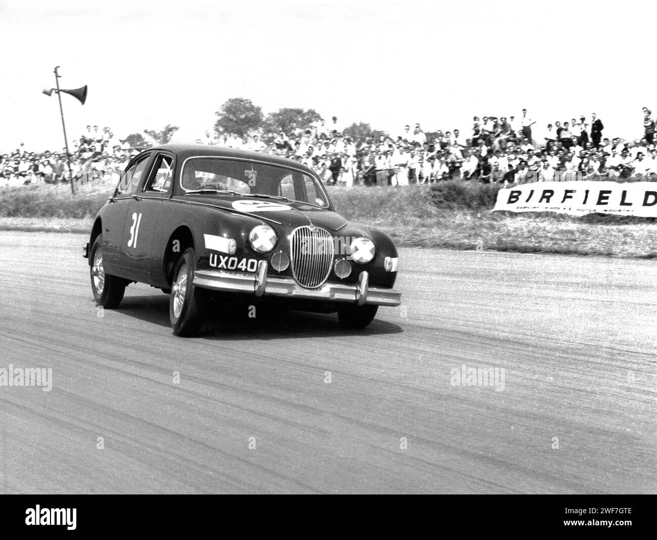 Jaguar Mk1 3,4 a Silverstone Foto Stock