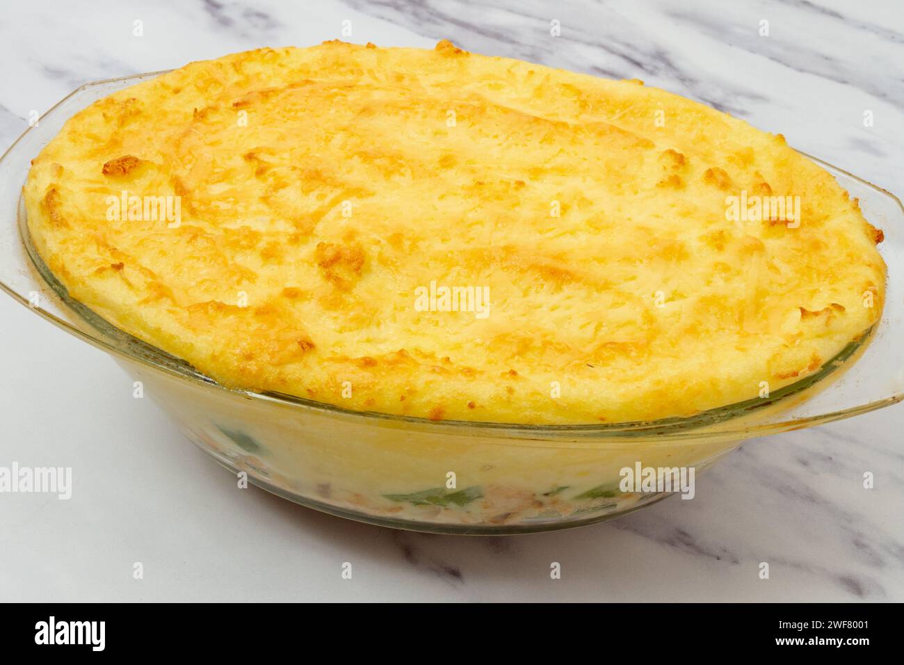 Torta di pesce Foto Stock