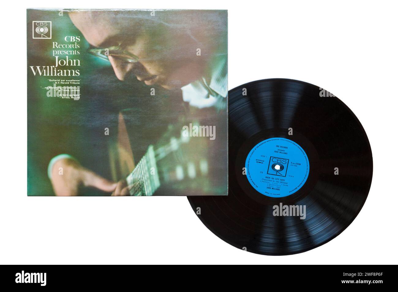 CBS Records presenta John Williams copertina LP dell'album in vinile Isolated on White background - 1964 Foto Stock