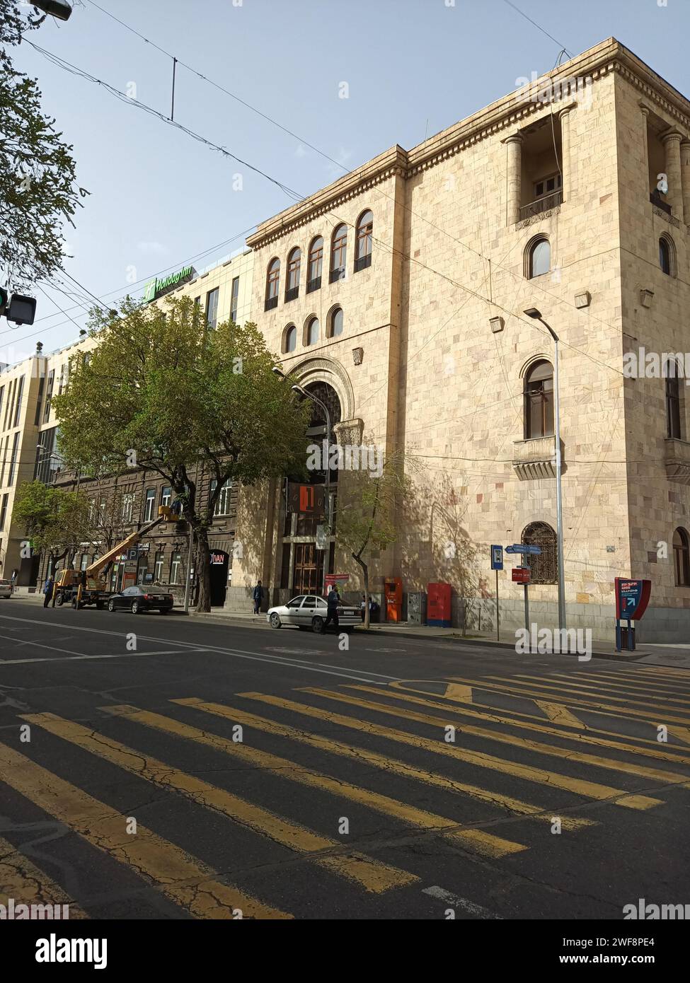 Piazza della Repubblica a Yerevan, Armenia Foto Stock