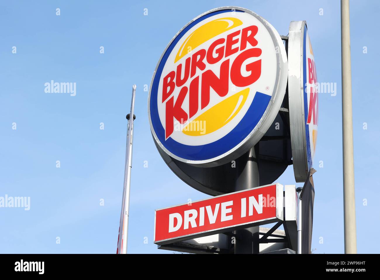 Eine Filiale der Fastfood Kette Burger King. Burger King AM 29.01.2024 ...