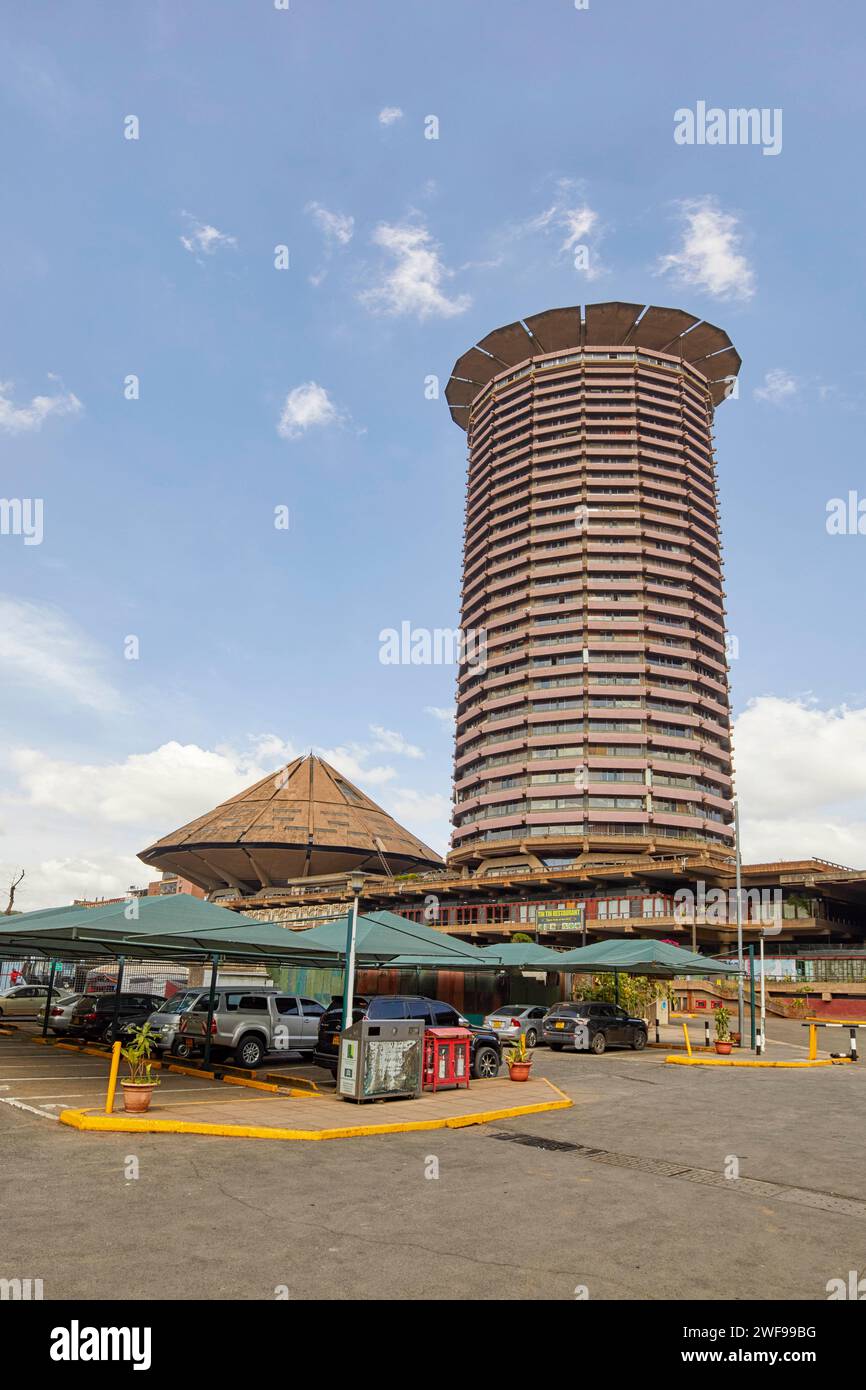 KICC Kenyatta International Conference Centre, Nairobi, Kenya, Africa Foto Stock