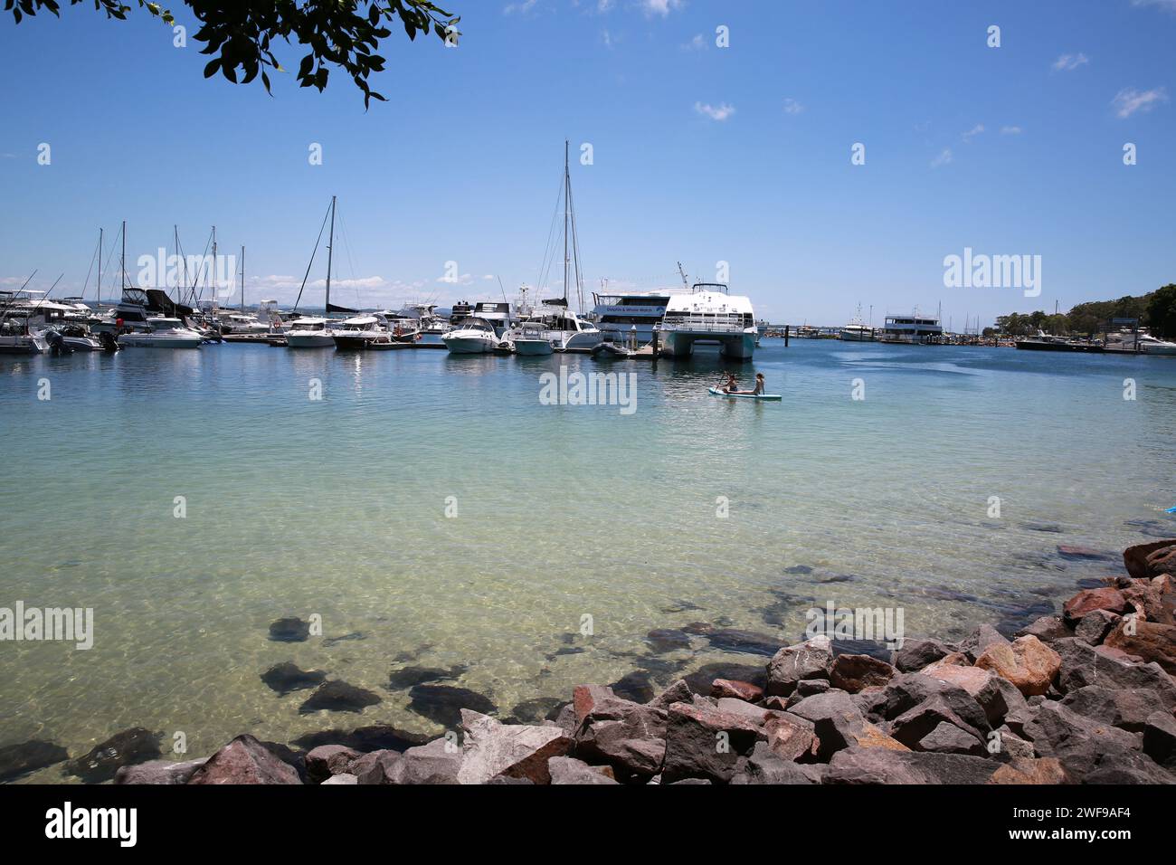 Nelson Bay, NSW, Australia Foto Stock