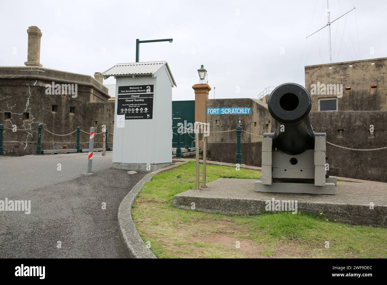 Fort Scratchley Foto Stock
