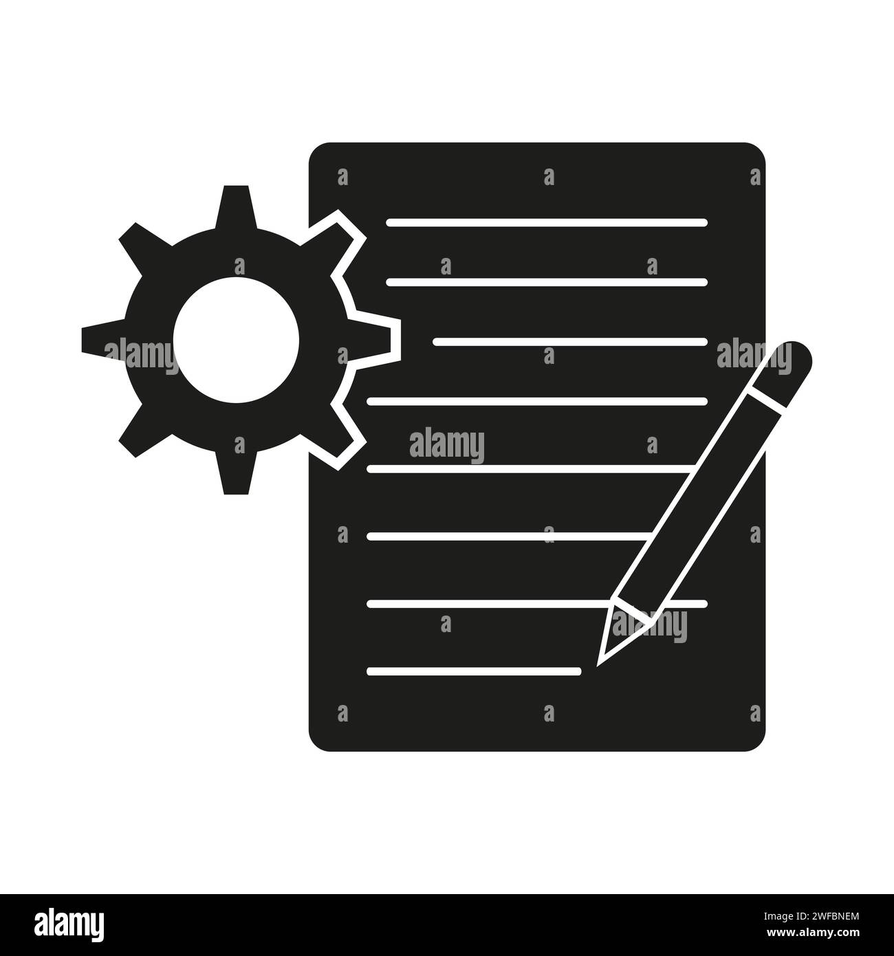 Proietta l'icona solida. Illustrazione vettoriale. EPS 10. Immagine stock. Illustrazione Vettoriale