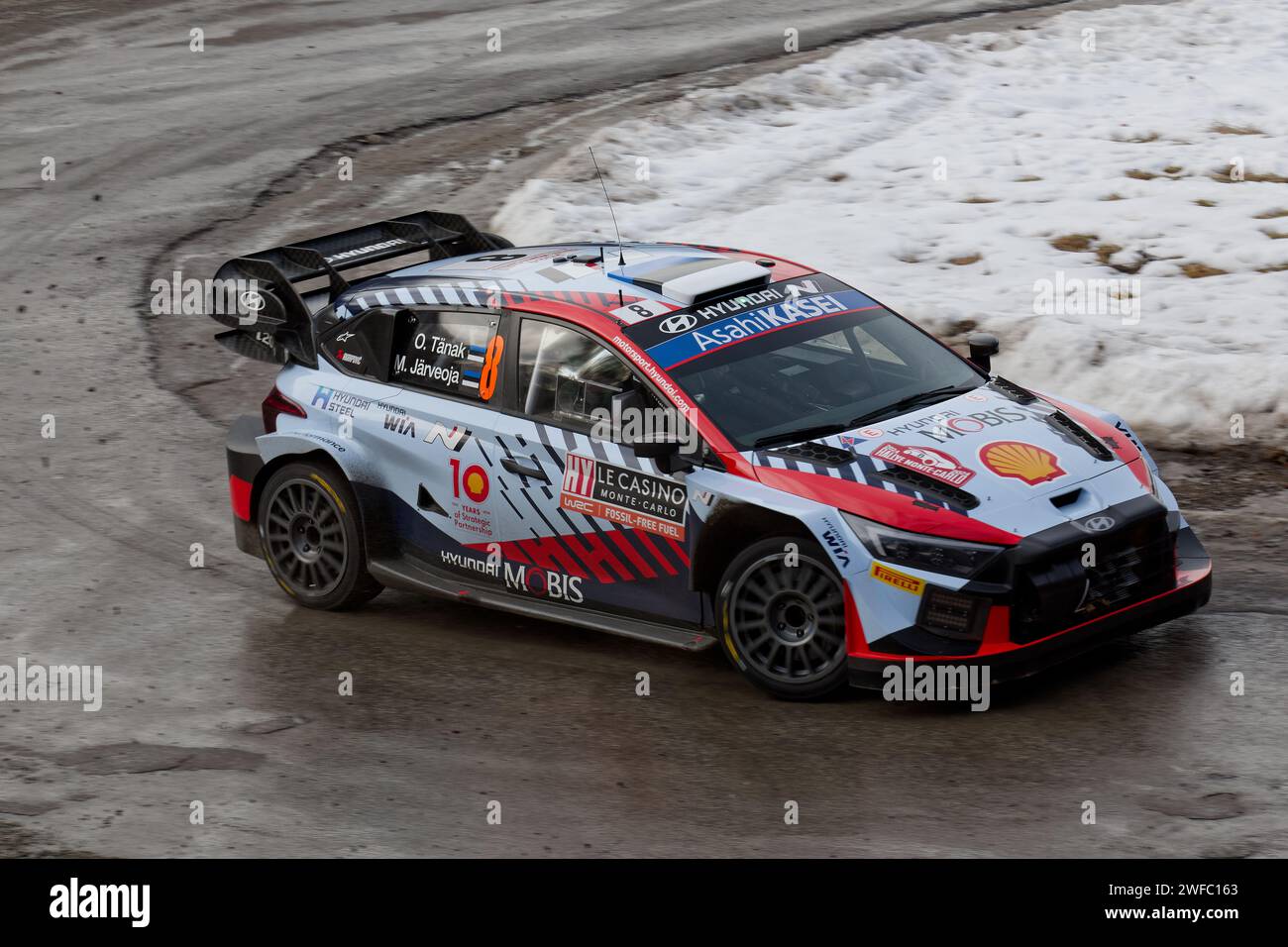 Rally Monte Carlo 2024 Foto Stock