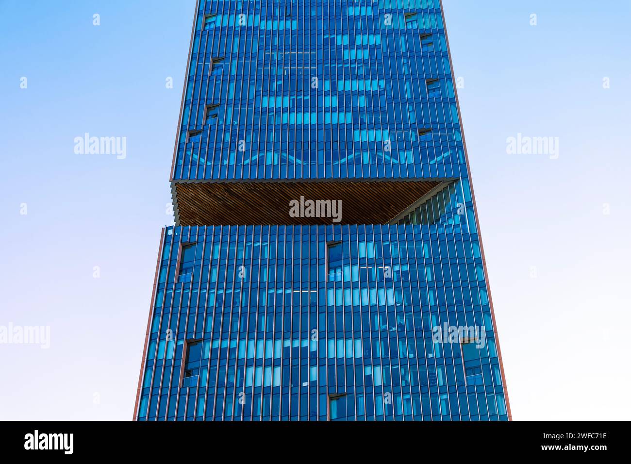 Manhattan Loft Gardens, grattacielo Stratford, Londra, Inghilterra Foto Stock