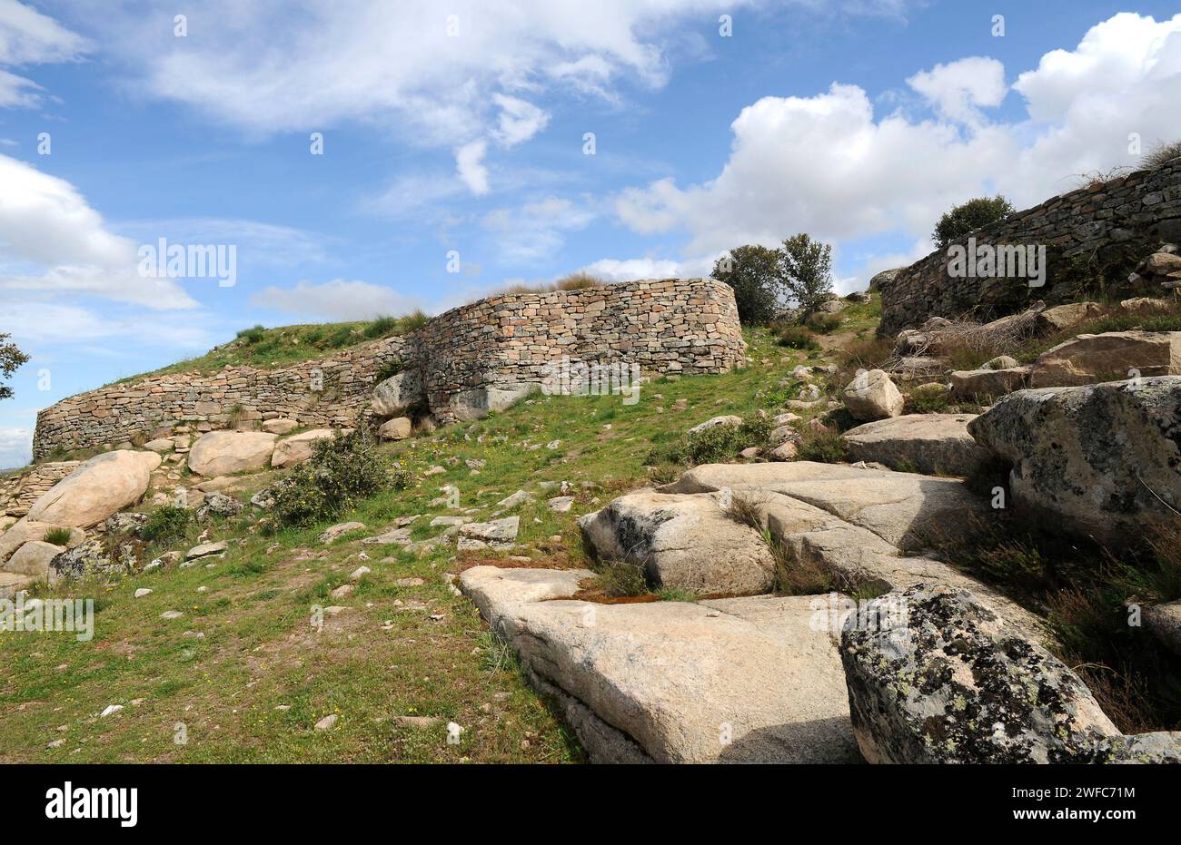 Castro de las Cogotas, sito archeologico. Cardeñosa, provincia di Avila, Castilla y Leon, Spagna. Foto Stock