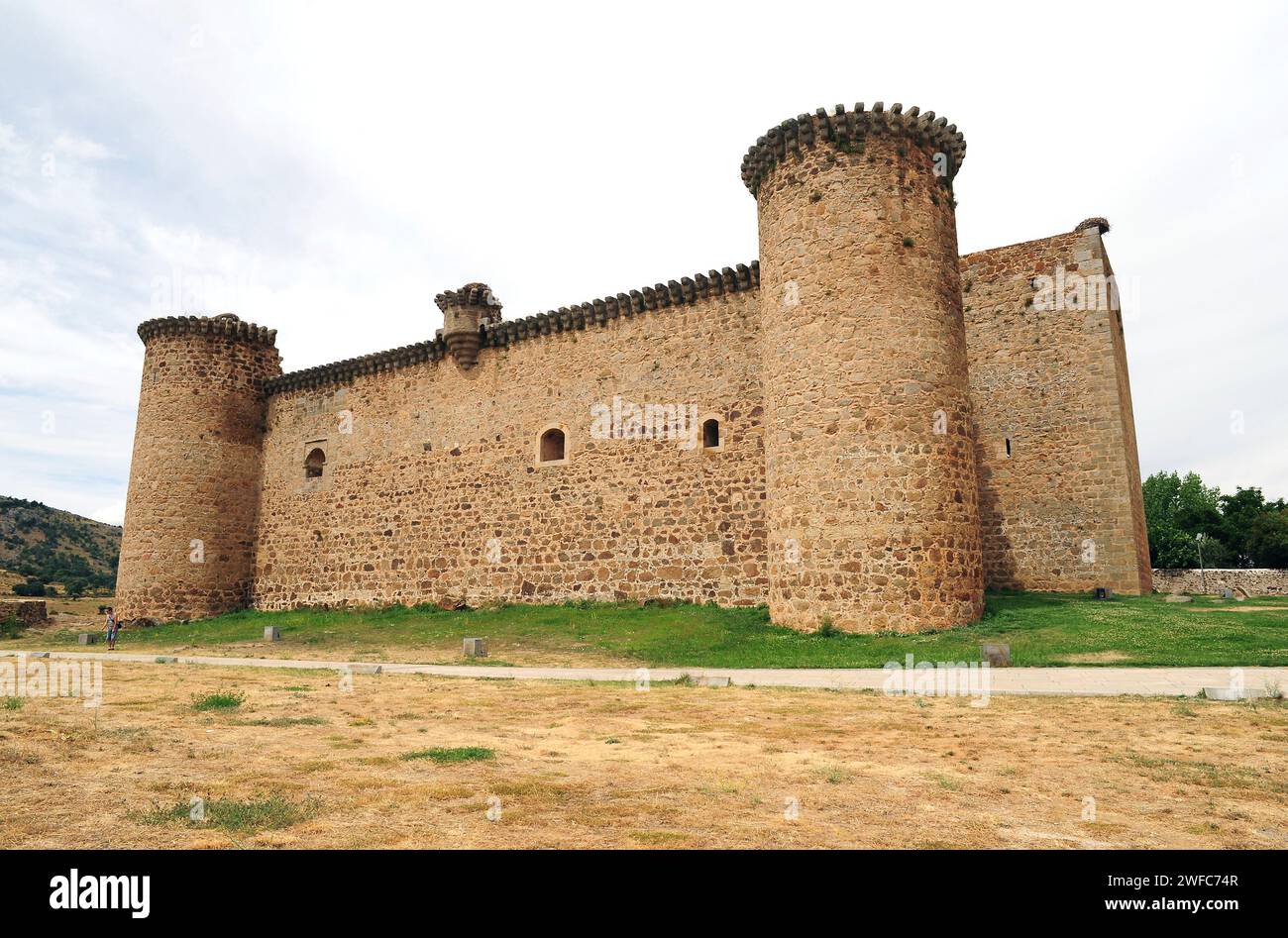 El Barco de Avila, castello (12-14 ° secolo). Provincia di Avila, Castilla y Leon, Spagna. Foto Stock