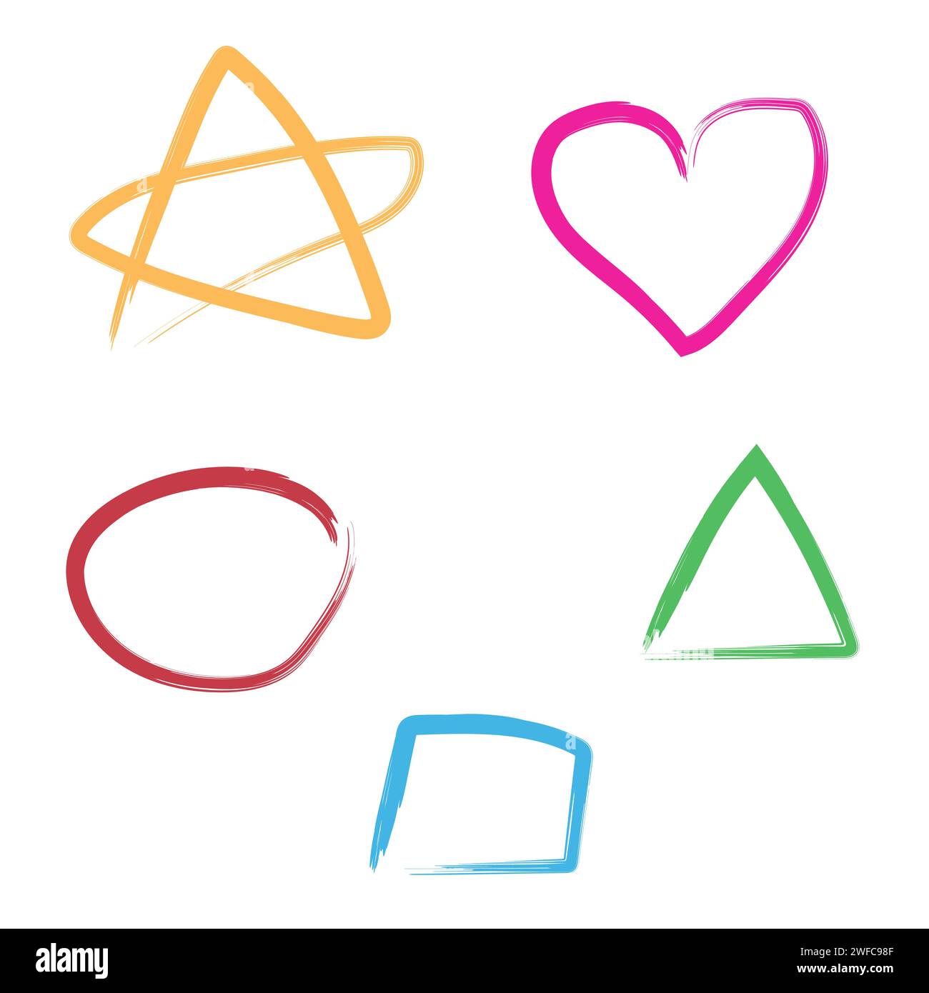 Disegni a matita, ottimo design per qualsiasi scopo. Pattern continuo onda curva. Onda cardiaca. Illustrazione vettoriale. immagine stock. EPS 10. Illustrazione Vettoriale