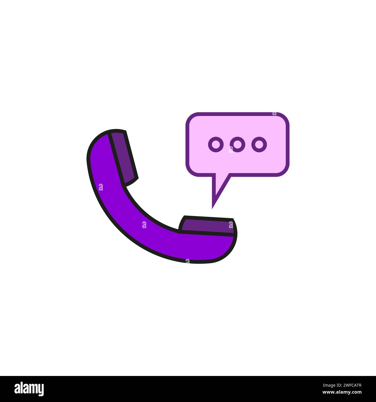 messaggio tubo. Cartello telefonico. Concetto di business dei cartelli informativi. Simbolo di chiamata. Illustrazione vettoriale. immagine stock. EPS 10. Illustrazione Vettoriale