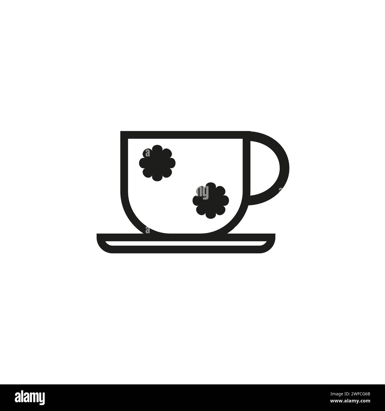 Icona della tazza piatta. Semplice simbolo piatto. Illustrazione vettoriale. Immagine stock. EPS 10. Illustrazione Vettoriale Icona della tazza piatta. Semplice simbolo piatto. Illustrazione vettoriale. Immagine stock. EPS 10. Illustrazione Vettoriale