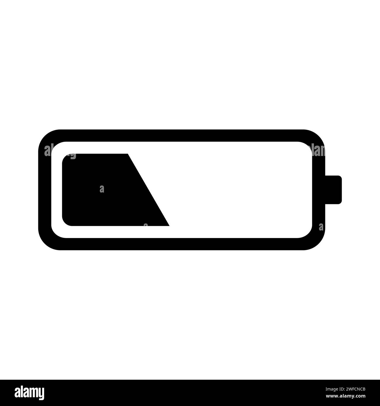 Icona della batteria. Energia elettrica. Illustrazione vettoriale. Immagine stock. EPS 10. Illustrazione Vettoriale