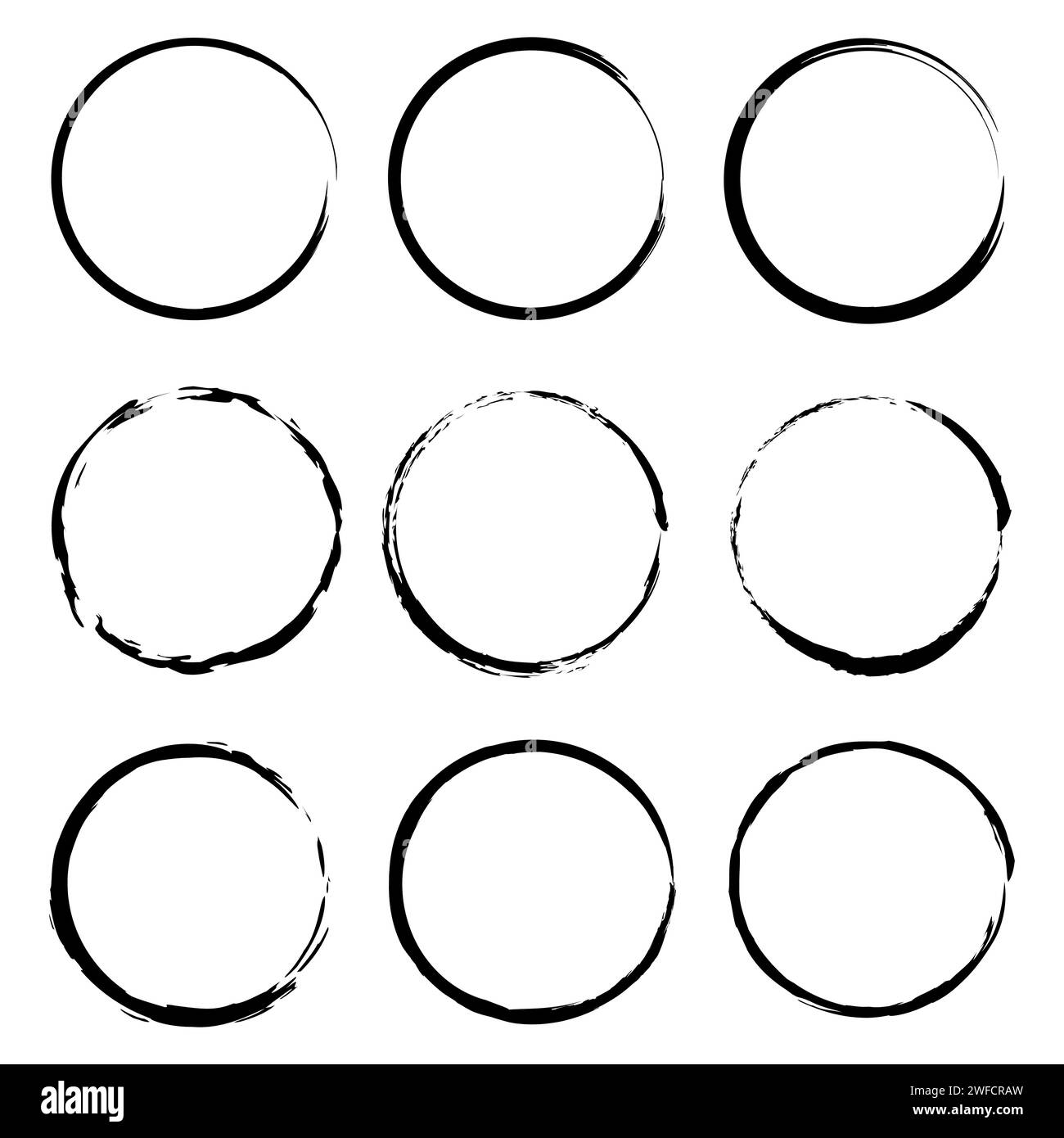 Macchie di caffè in stile acquerello. Macchie di caffè ad acquerello per la progettazione di stampe. Illustrazione vettoriale. immagine stock. EPS 10. Illustrazione Vettoriale