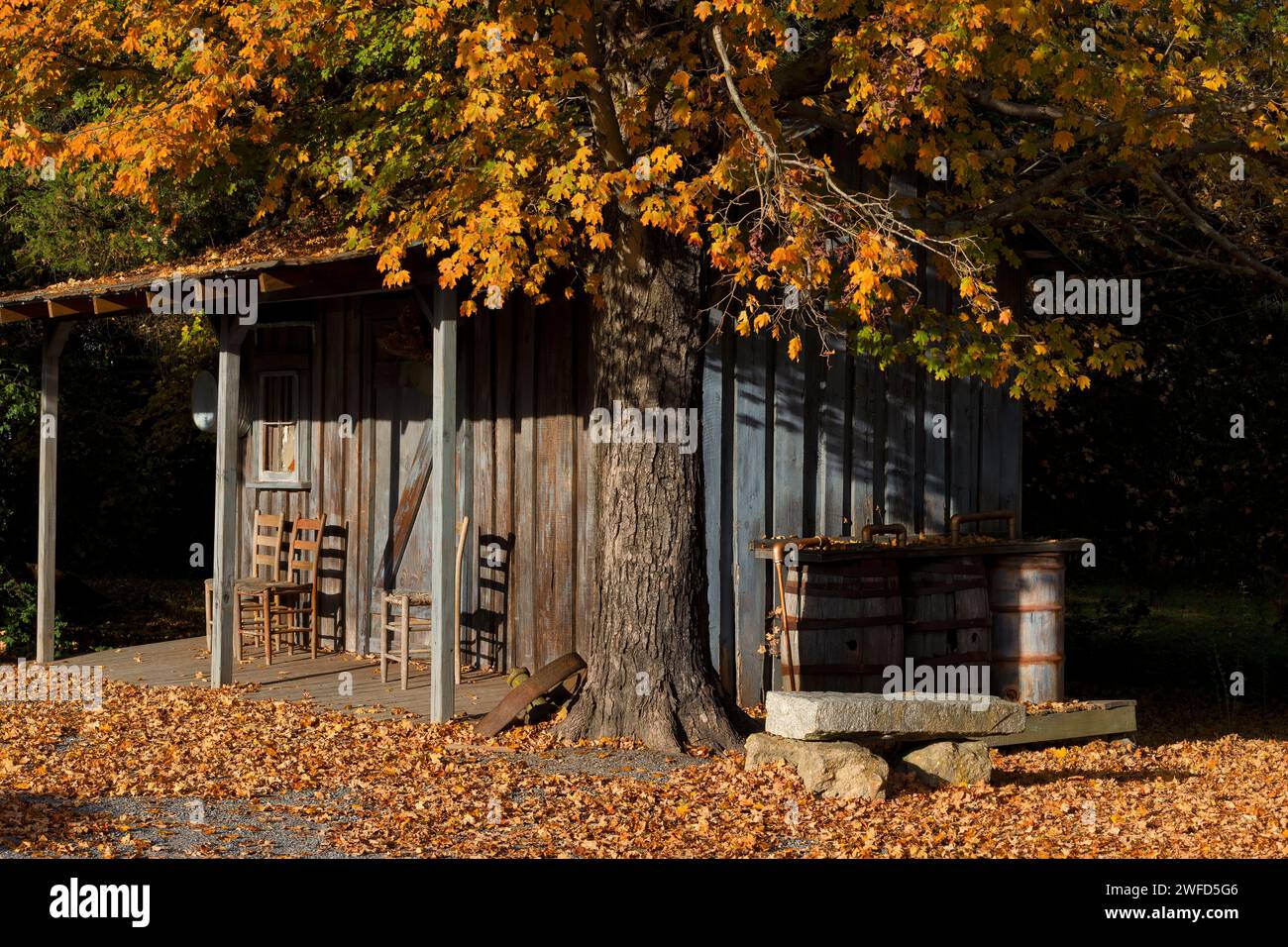 MT. Airy, North Carolina, USA - 26 ottobre 2023: Questa principale attrazione turistica della città è incentrata sul programma televisivo in onda tra la fine degli anni '1960 e l'inizio del 1970' Foto Stock