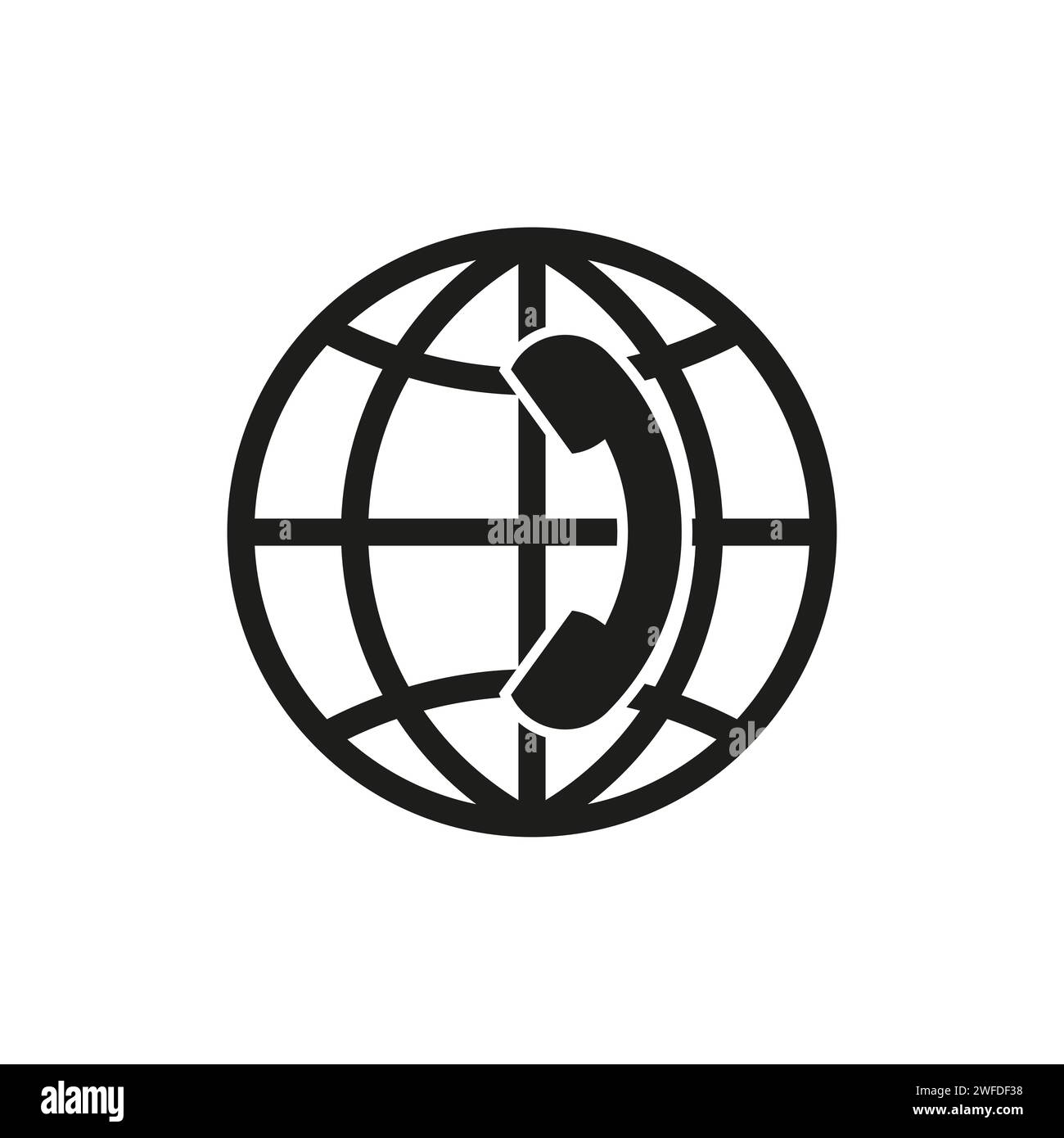 Segnale di comunicazione globale. Illustrazione vettoriale. EPS 10. Immagine stock. Illustrazione Vettoriale