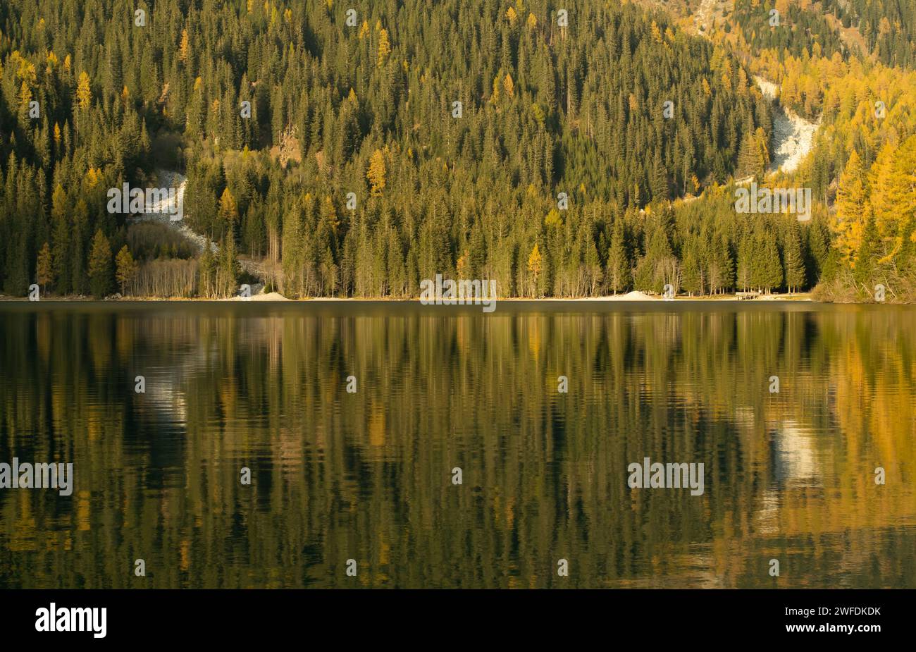 La riflessione di acqua Foto Stock