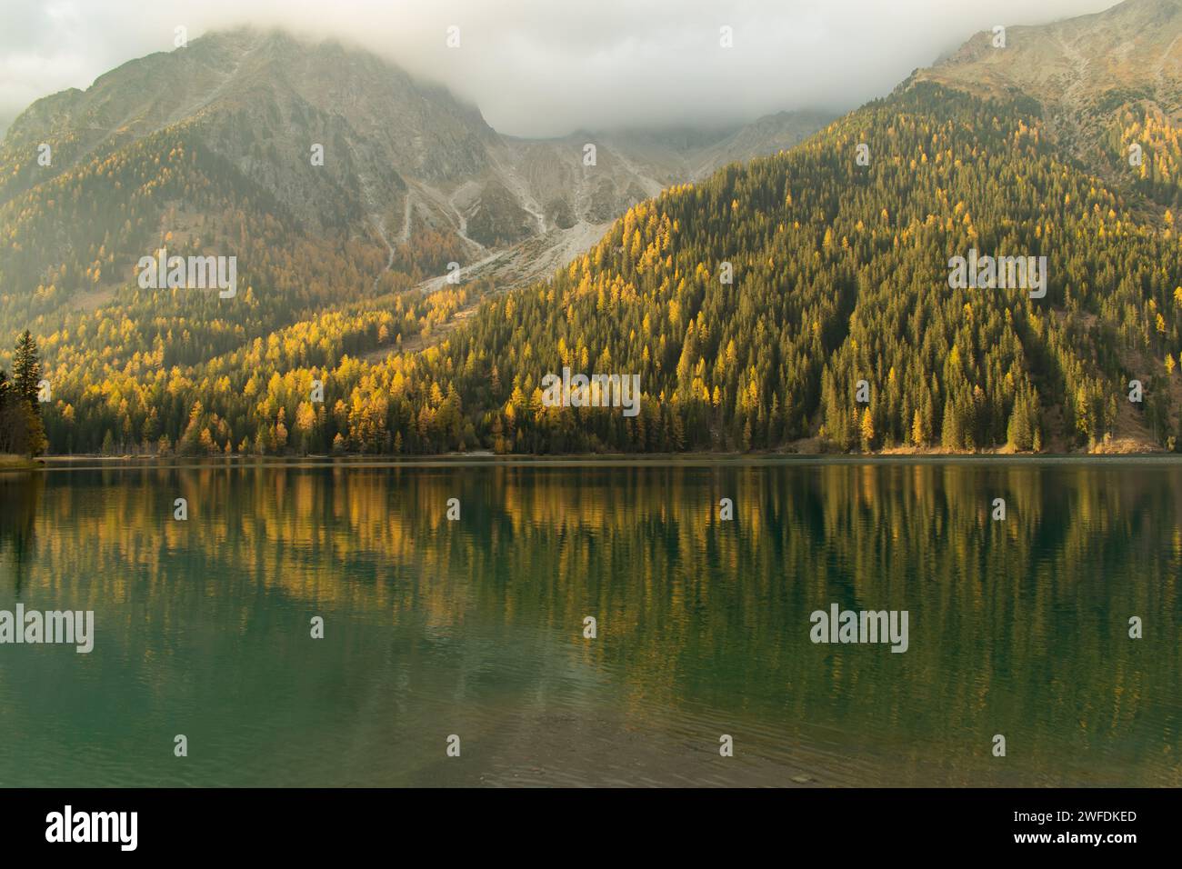 Anterselva Reflection Foto Stock