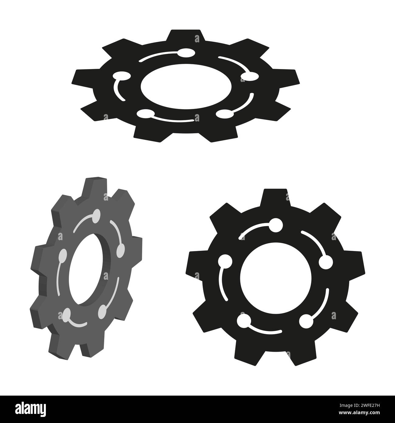 Icona di modellazione dei dati. Illustrazione vettoriale. EPS 10. Immagine stock. Illustrazione Vettoriale