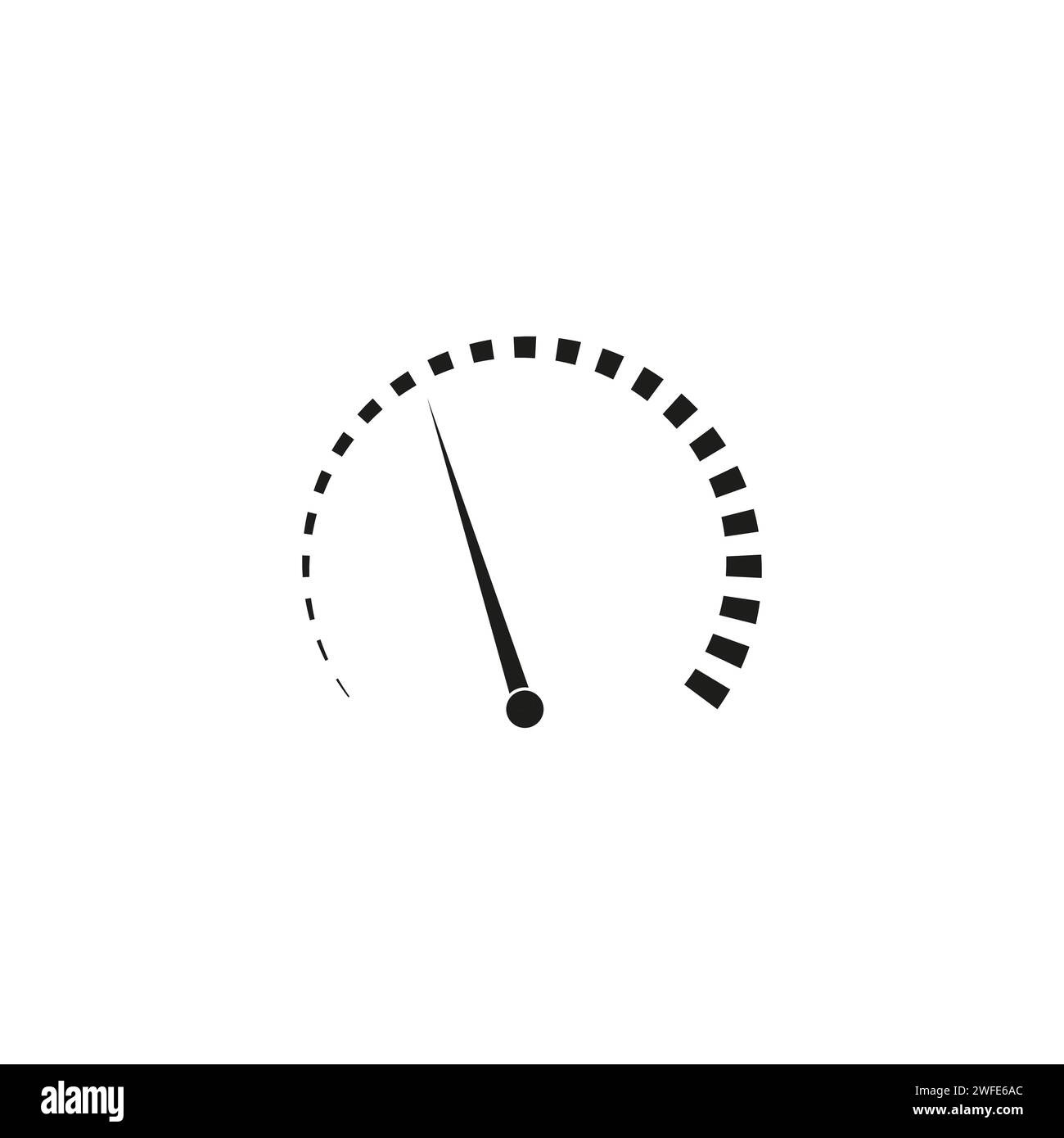 Icona tachimetro. Illustrazione vettoriale. EPS 10. immagine stock. Illustrazione Vettoriale