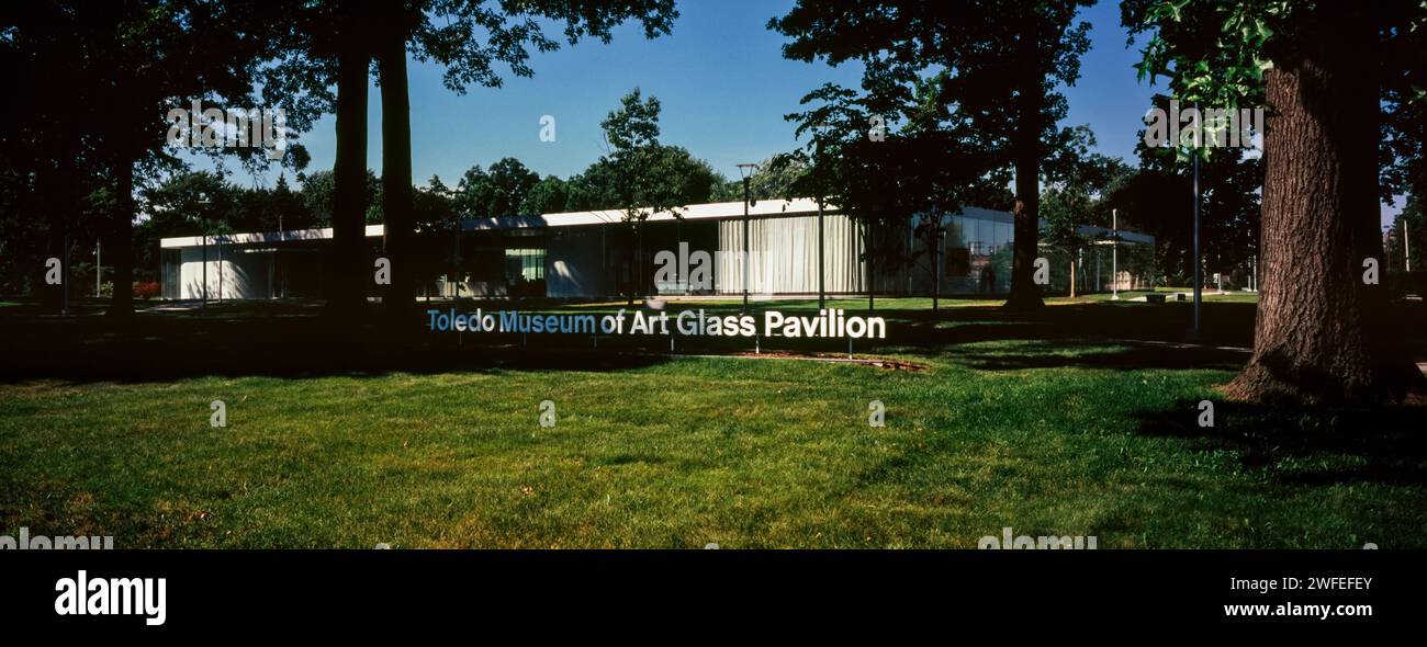 Museo d'arte, Glass Pavilion, Toledo, Ohio Foto Stock