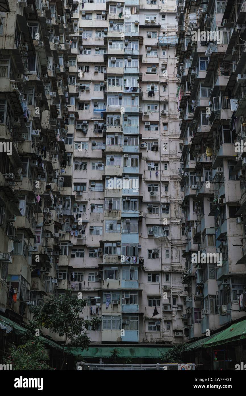 Hong Kong Cina 11.2,2023. Architettura del mostro di Hong Kong Foto Stock
