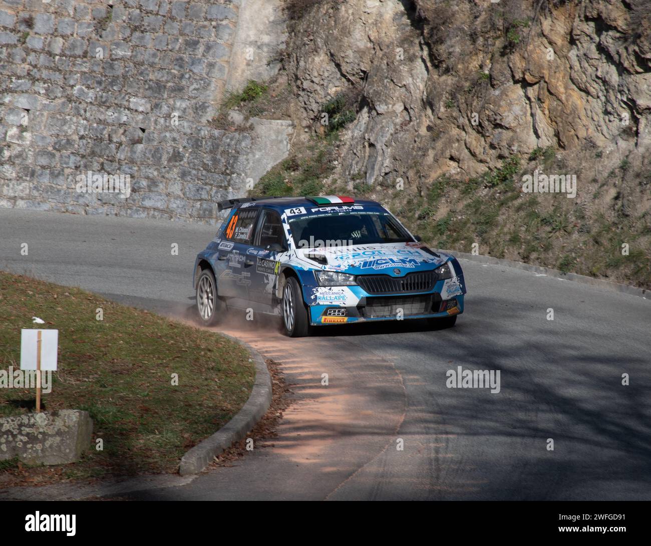 WRC 2024 Monte-Carlo Power Stage Foto Stock