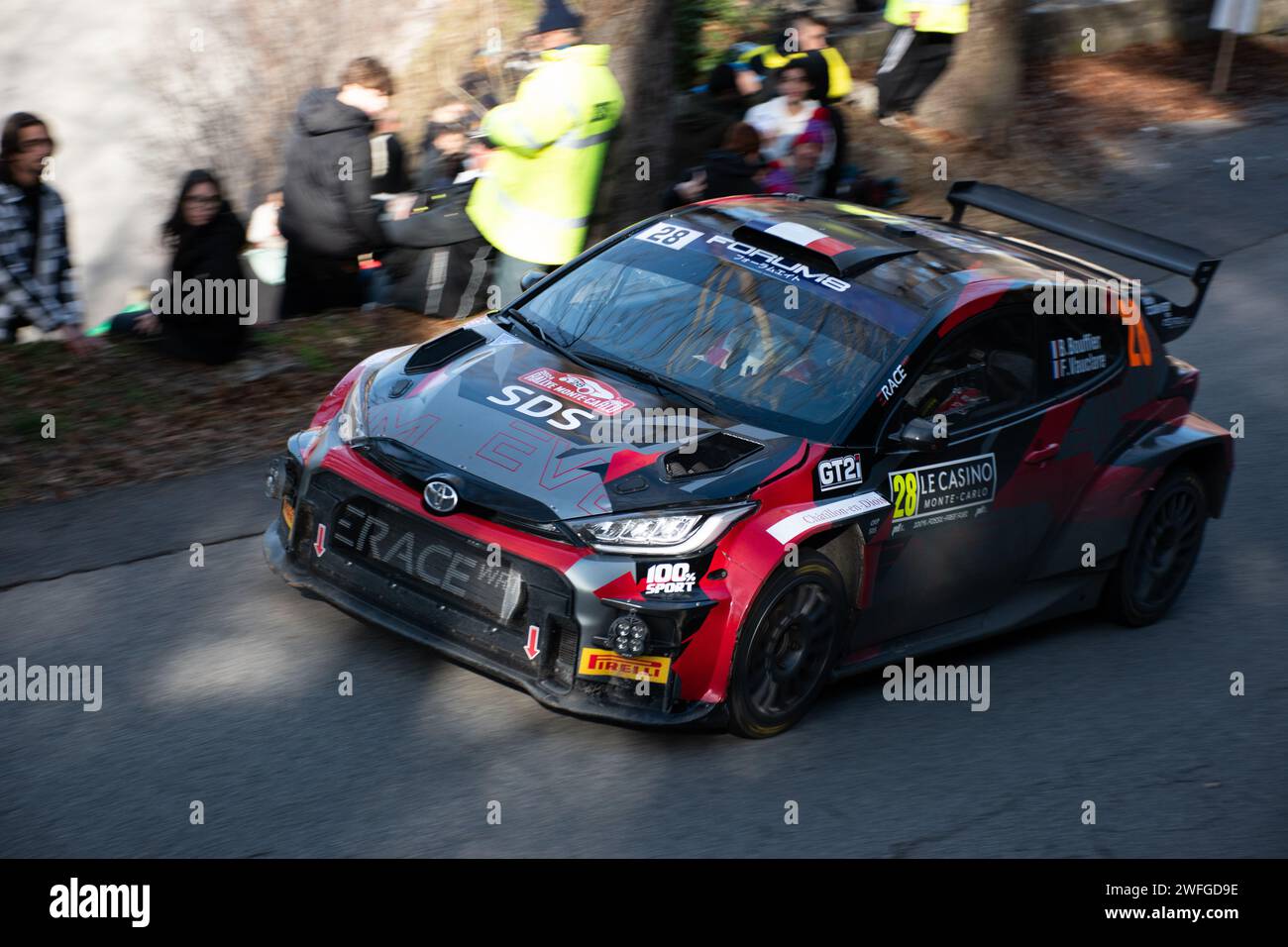 WRC 2024 Monte-Carlo Power Stage Foto Stock