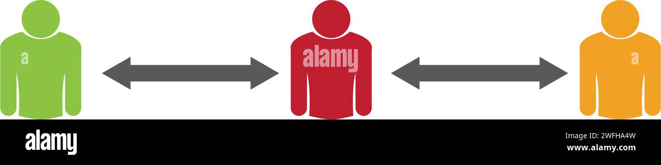 Icona di persone del gruppo di lavoro illustrazione vettoriale design Illustrazione Vettoriale