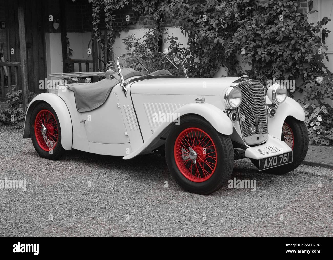 Auto classica cantante Foto Stock