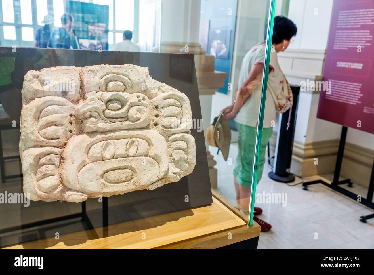 Merida Mexico, zona Paseo Montejo Centro, Museo Regional de Antropologia, Museo antropologico Palacio Canton, collezione di reperti maya, Ek Foto Stock