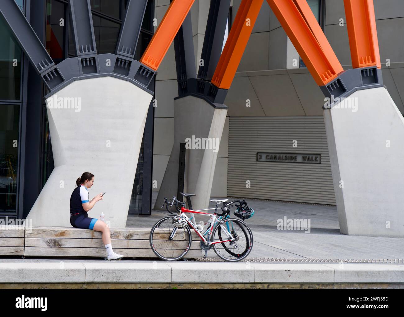 Brunel Building a Paddington Basin West London Foto Stock