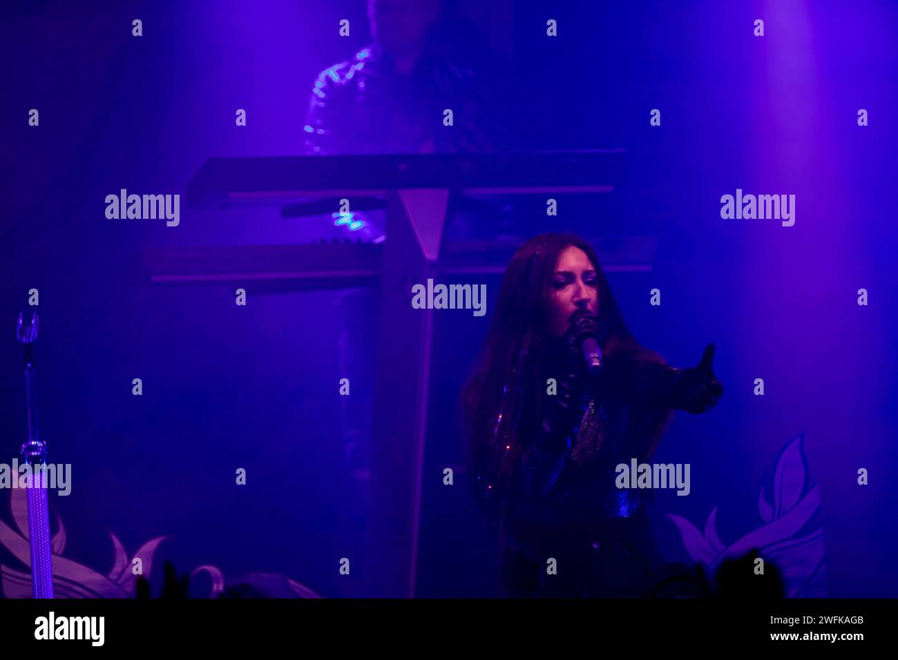 Concerto musicale - Delain Diana Leah Delain Milano Santeria Toscana 31 Italia Copyright: XLucaxMicheli/TSCKx/xLiveMediax LPM 1221699 Foto Stock