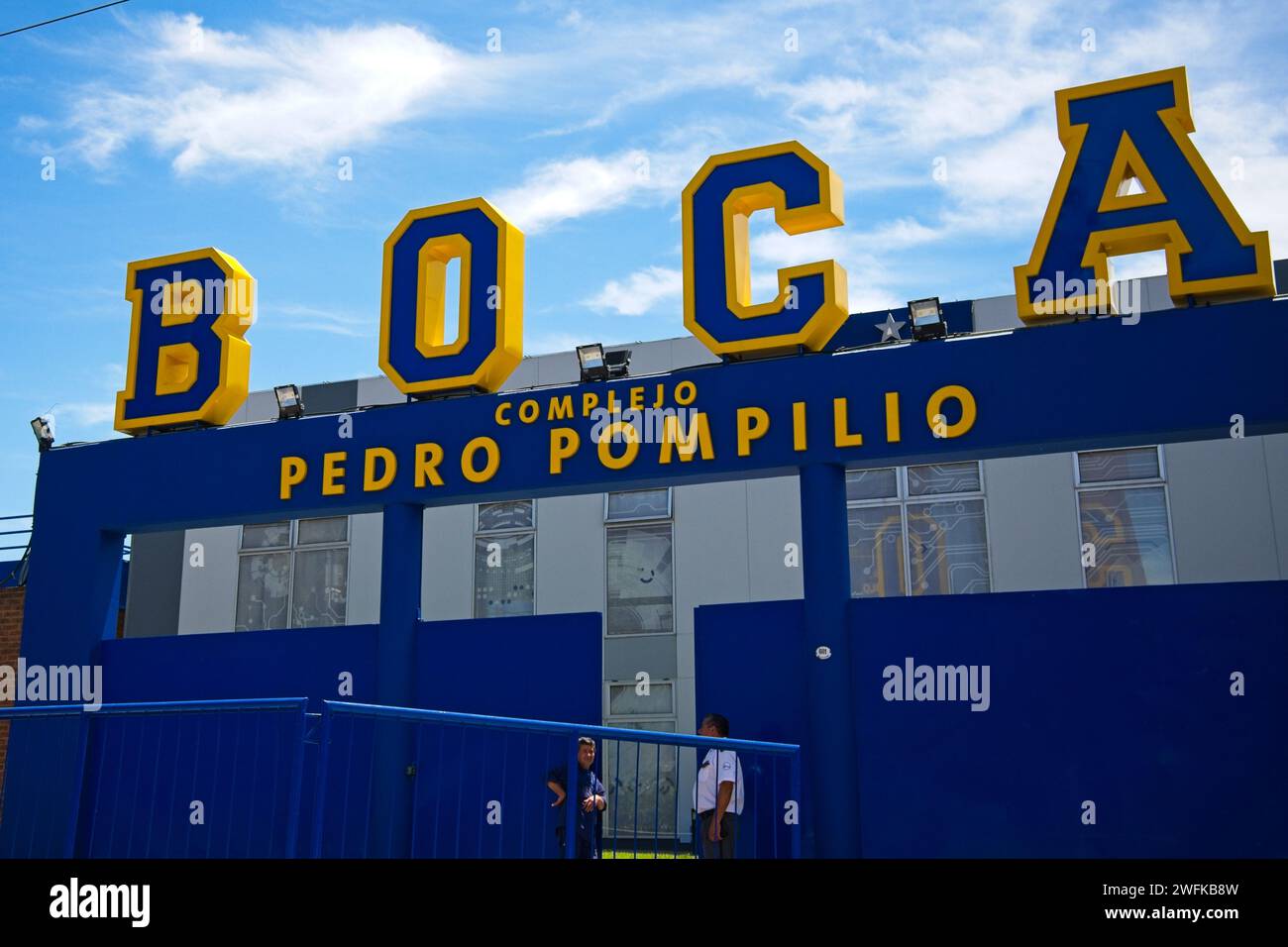 Il leggendario stadio la Bombonera, sede dell'amato Boca Juniors di Maradona. Foto Stock