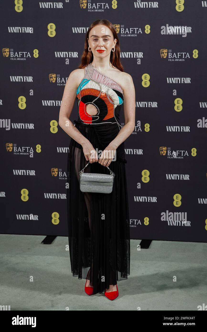 Louisa Connolly-Burnham partecipa al Vanity Fair EE Rising Star Party per i BAFTA Film Awards al Four Seasons Hotel London a Park Lane. Data foto: Mercoledì 31 gennaio 2024. Foto Stock