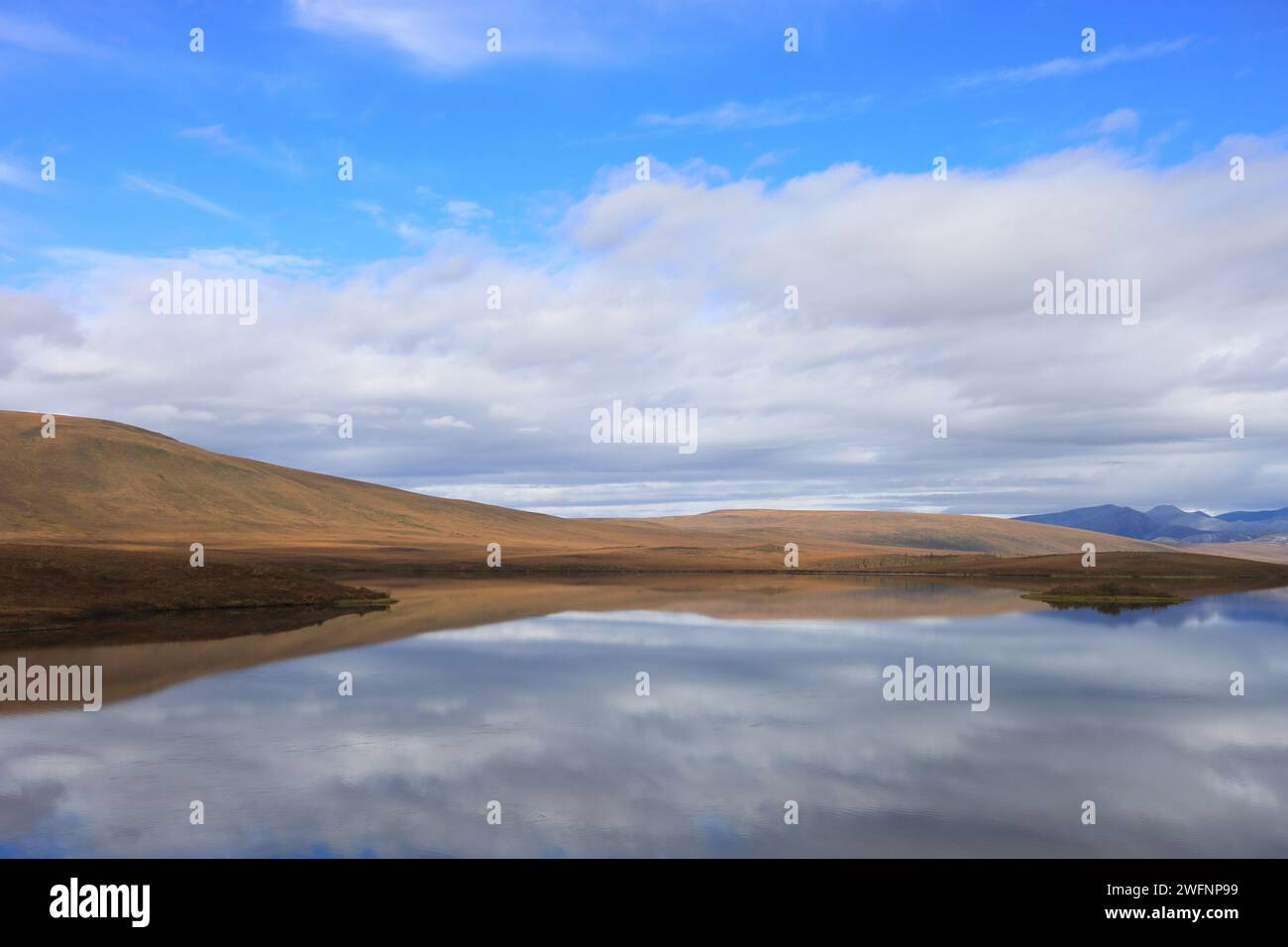 Due viste sul lago Moose Foto Stock