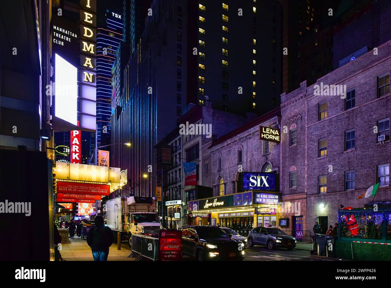 Lena Horn Theater a Broadway, New York City Foto Stock