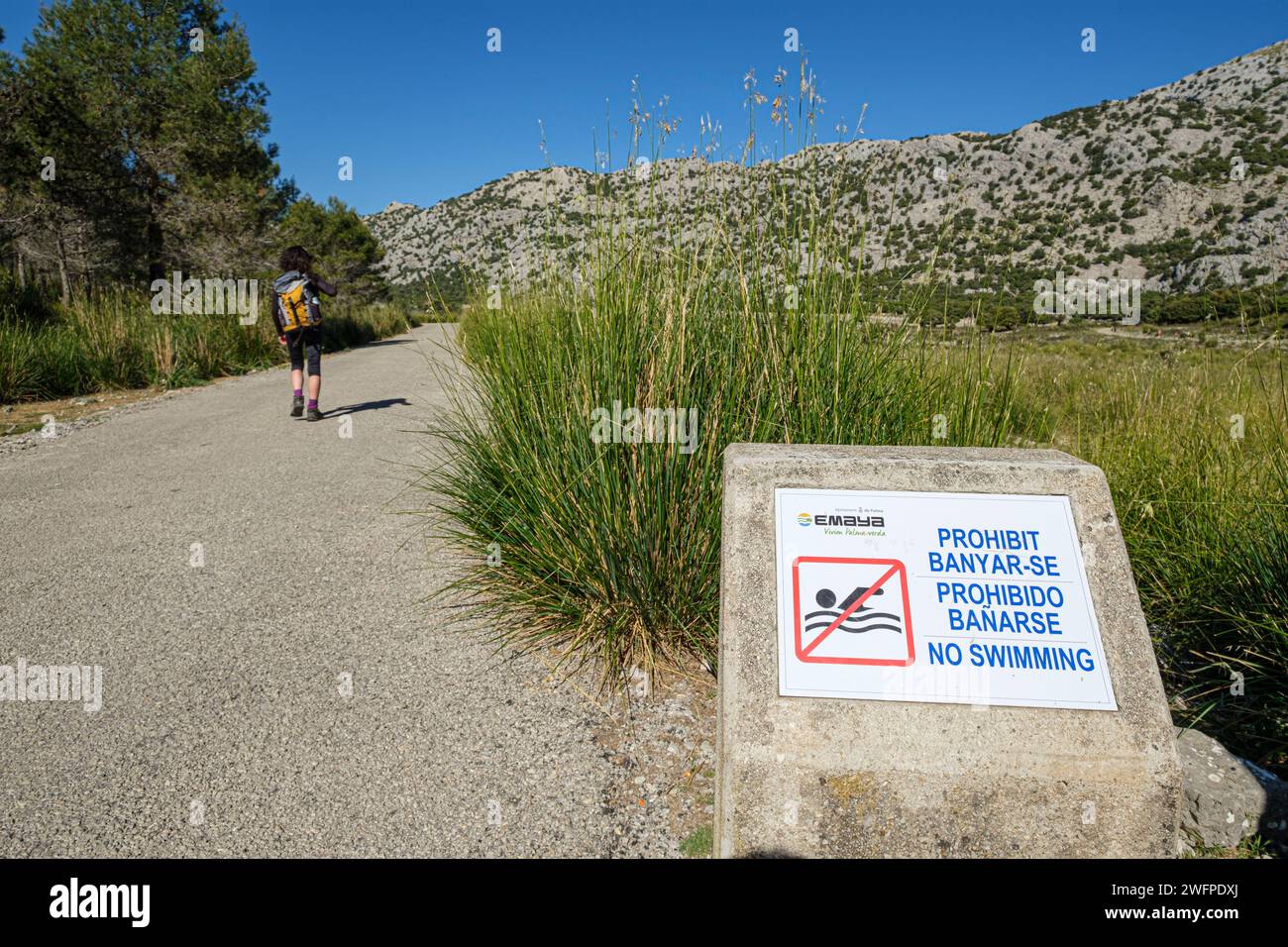embalse de Cuber, Mallorca, Isole Baleari, Spagna Foto Stock